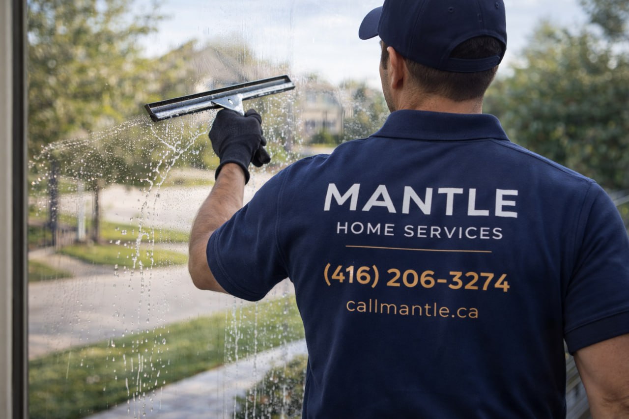 Interior window cleaning
